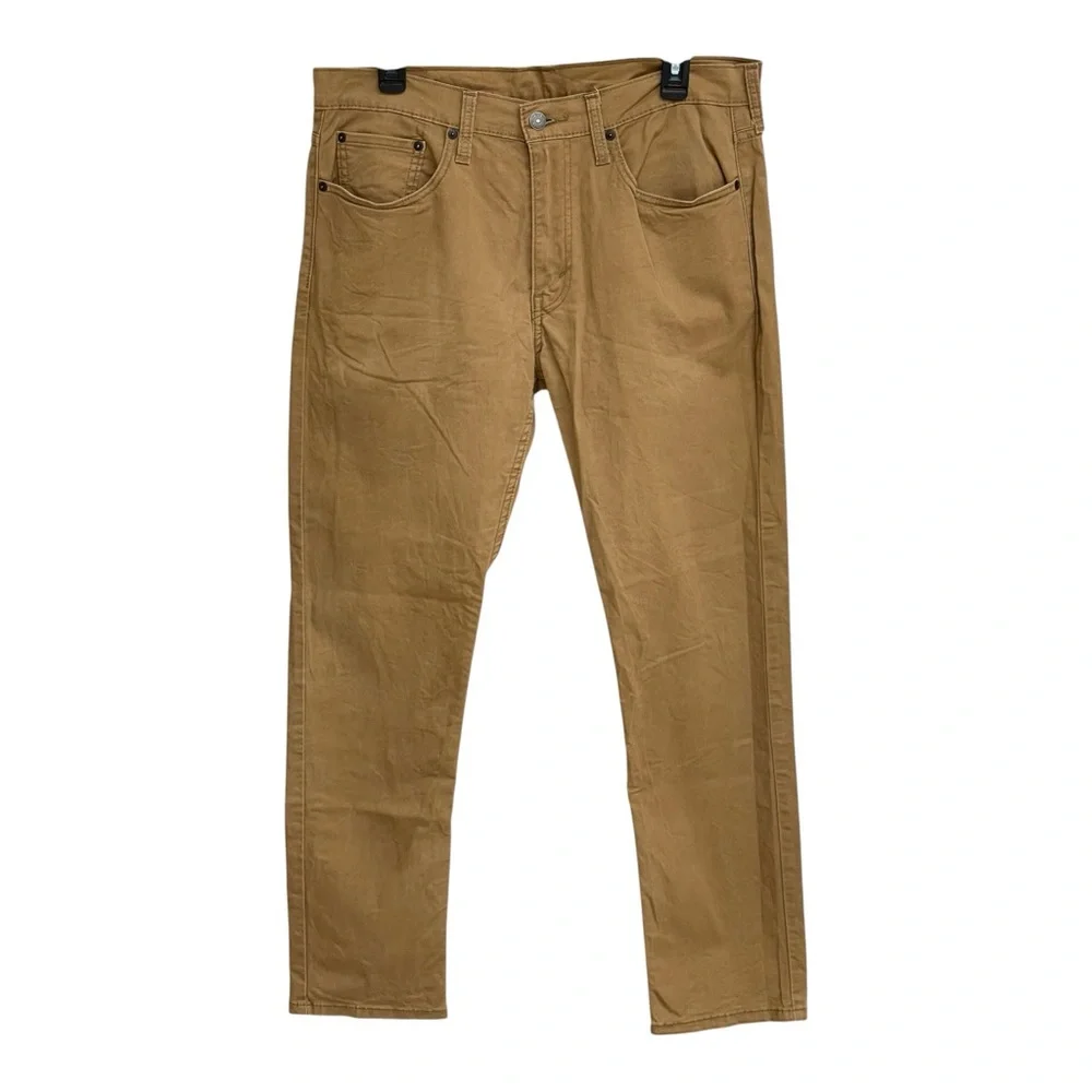 MENS LEVIS KHAKI 502 SZ 33/32